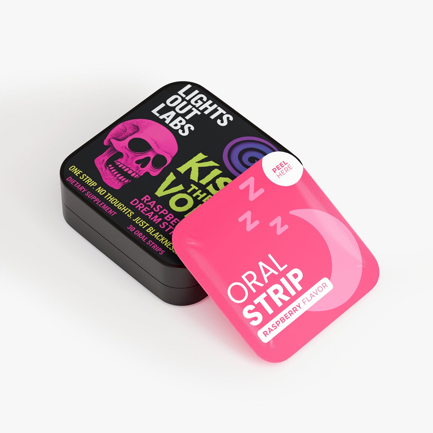 🌀 Kiss the Void – Raspberry Dream Strips by Lights Out Labs™