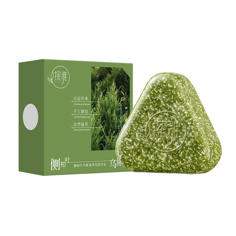 Chinese Arborvitae Twig Usman Herbal Hair Care Cleansing Face Soap