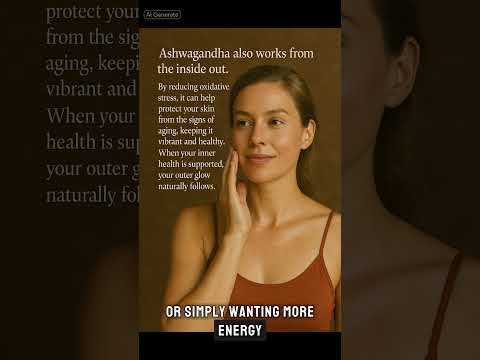 Product video showcasing Senzura Adaptogen+ Organic Ashwagandha Root and Black Pepper Fruit Capsules – Supports Stress Relief, Energy, and Mood Balance